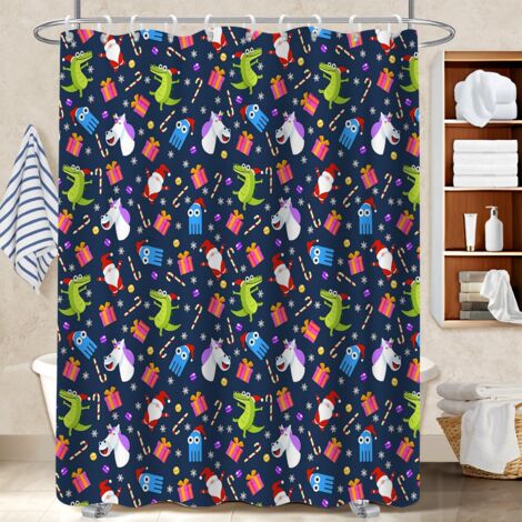 Rideau de bain 180x180 aéré voile de douche pour un relooking rapide de sa salle de bain