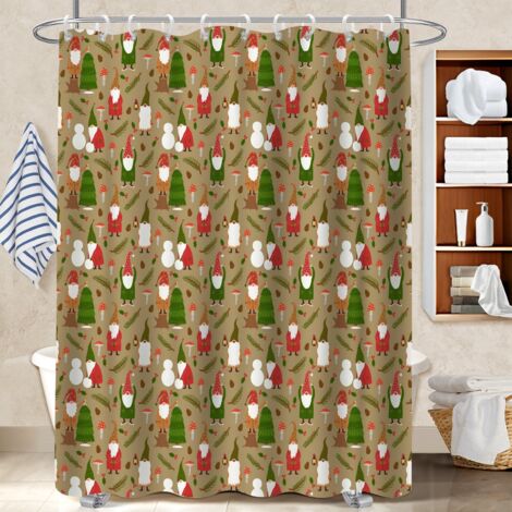 Rideau de bain 180x180 artistique rideau imperméable pour adapté aux animaux domestiques