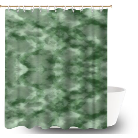 Rideau de bain 180x180 artistique voile de douche pour salle d’eau sans fenêtre