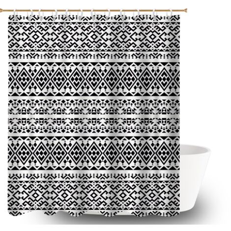 Rideau de bain 180x180 déco d‘intérieur voile de douche pour nouvelle déco pour la rentrée