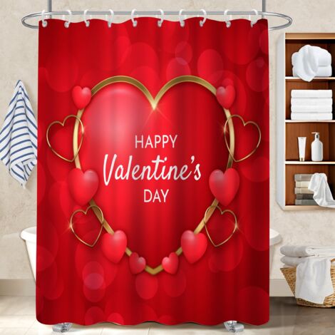 Rideau de bain 180x180 Étanche polyester pour salle de bain pour créer une ambiance spa