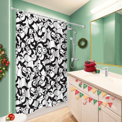 Rideau de bain 180x180 Évasion polyester pour salle de bain pour accueillir l’été dans sa maison