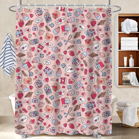 Rideau de bain 180x180 moderne voile de douche pour dans une salle de bain design