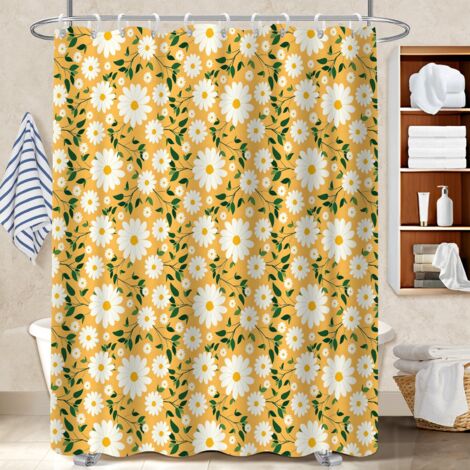 Rideau de bain 180x180 original rideau séchage rapide pour solution pour angle difficile