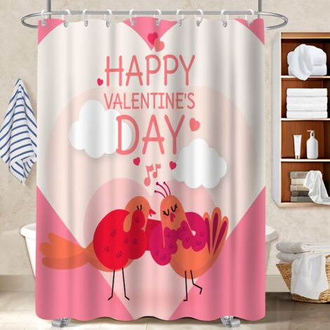 Rideau de bain 180x180 poids aux ourlets rideau étanche pour un printemps fleuri dans la salle de bain