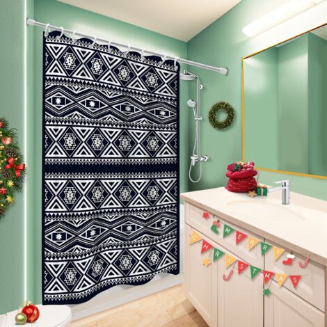 Rideau de bain 180x180 pratique rideau séchage rapide pour accueillir l’été dans sa maison