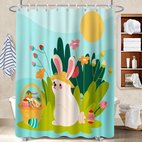 Rideau de bain 180x180 résistant housse de baignoire pour personne à mobilité réduite