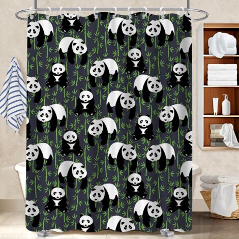 Rideau de bain 180x180 stylé séparation douche pour une déco d’hiver réconfortante