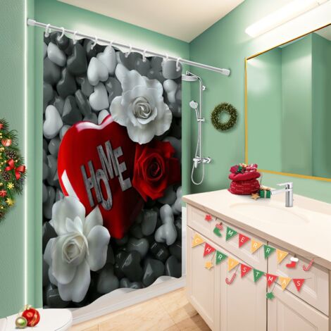 Rideau de bain 180x180 tendance rideau étanche pour nouvelle déco pour la rentrée