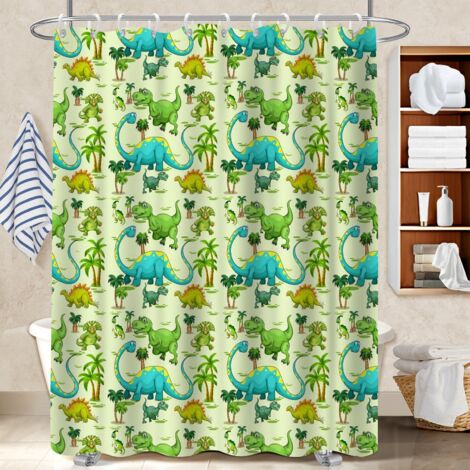 Rideau de bain en polyester 180x180 bordure lestée polyester pour salle de bain pour solution pour angle difficile