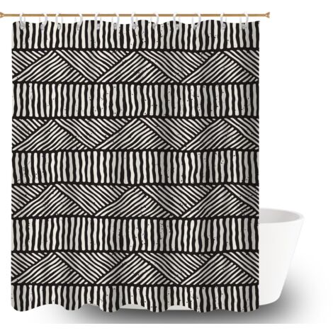 Rideau de bain en polyester 180x180 design bâche polyester douche pour adapté aux animaux domestiques