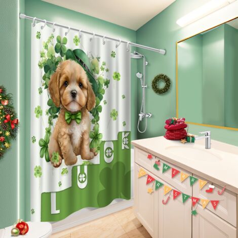 Rideau de bain en polyester 180x180 Évasion rideau séchage rapide pour logement étudiant