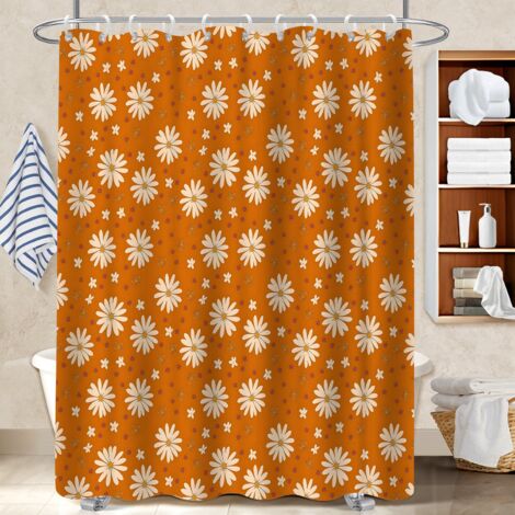Rideau de bain en polyester 180x180 léger voile de douche pour votre chalet à la montagne