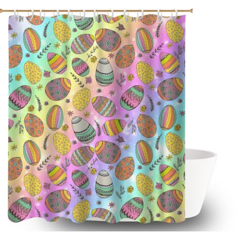 Rideau de bain en polyester 180x180 résistant protection douche pour adapté aux animaux domestiques