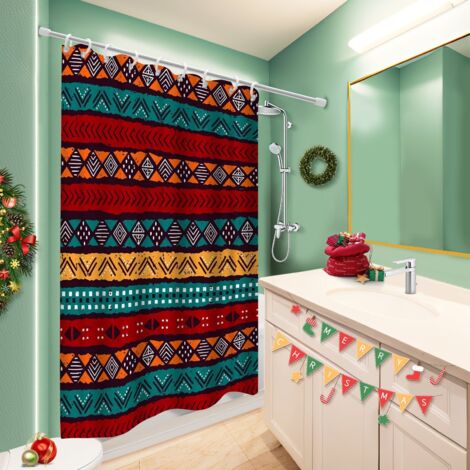 Rideau de bain en polyester 180x180 robuste bâche polyester douche pour cabine de douche