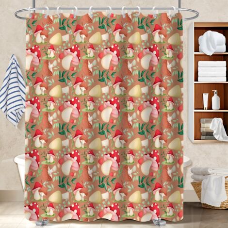 Rideau de bain en polyester 180x180 souple bâche polyester douche pour salle de bain avec douche à l’italienne