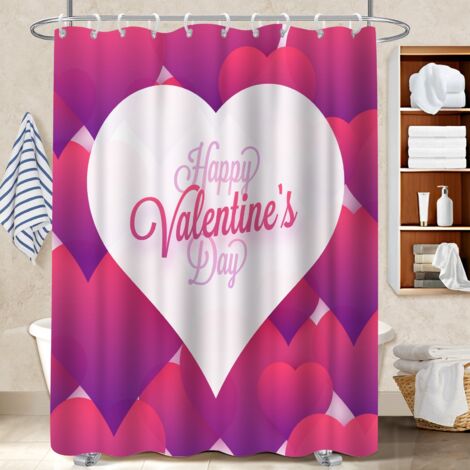 Rideau de bain en polyester 180x180 stylé voile de douche pour solution pour angle difficile