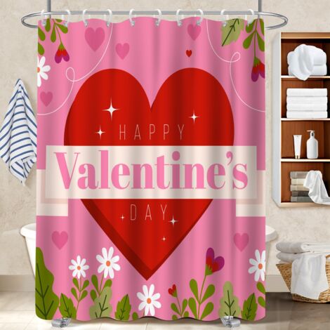 Rideau de bain imprimé polyester 180x180 artistique bâche de douche pour offrir à noël ou un anniversaire