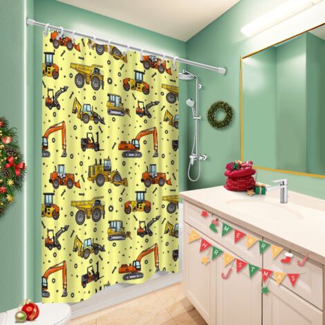 Rideau de bain imprimé polyester 180x180 esthétique rideau étanche pour un moment de détente absolue