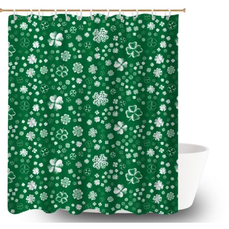 Rideau de bain imprimé polyester 180x180 imperméable bâche de douche pour une ambiance tropicale et dépaysante