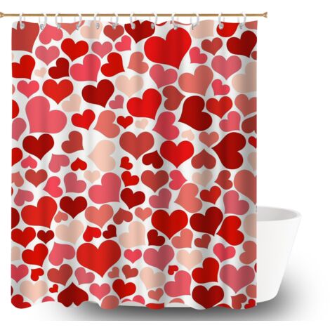 Rideau de bain imprimé polyester 180x180 stylé housse de baignoire pour solution pour angle difficile