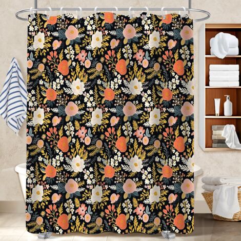 Rideau de bain imprimé polyester 180x180 tissu respirant bâche polyester douche pour adapté aux animaux domestiques