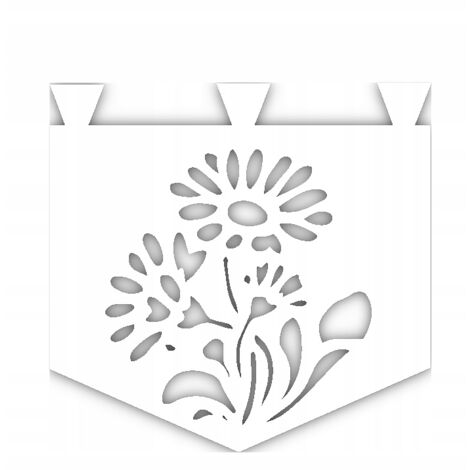 Rideau de cuisine GLAMOUR FLEURS 35x35
