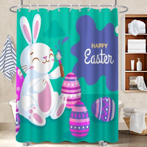 Rideau de douche 180x180 avec 12 œillets housse de baignoire pour préparer la maison avant l’arrivée d’invités
