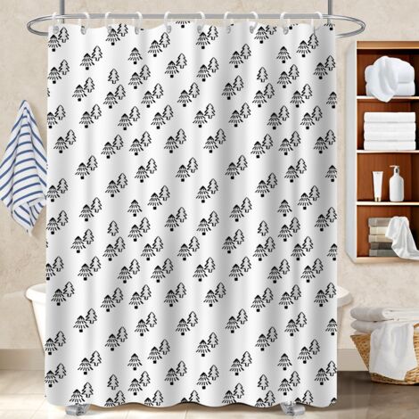 Rideau de douche 180x180 bordure lestée protection douche pour un moment de détente absolue