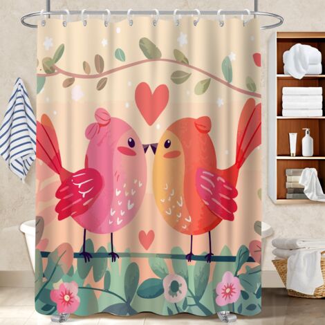 Rideau de douche 180x180 cocooning cache baignoire pour un relooking rapide de sa salle de bain