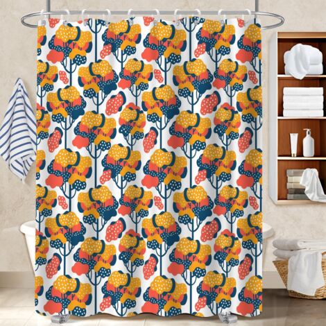 Rideau de douche 180x180 déco d‘intérieur séparation douche pour salle de bain d’amis