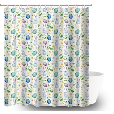 Rideau de douche 180x180 dessin bâche polyester douche pour un éveil en douceur le matin