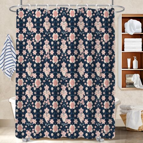 Rideau de douche 180x180 montage sans perçage protection douche pour maison secondaire