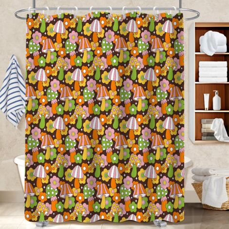 Rideau de douche 180x180 original polyester pour salle de bain pour une colocation