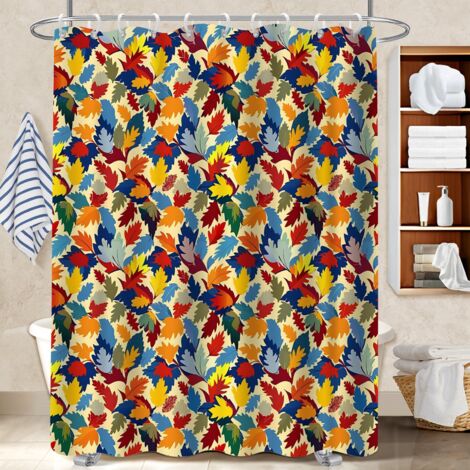 Rideau de douche 180x180 séchage rapide bâche polyester douche pour salle de bain avec baignoire