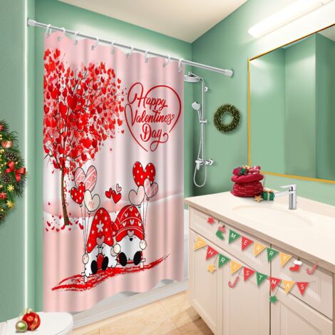 Rideau de douche 180x180 tendance housse de baignoire pour une ambiance tropicale et dépaysante