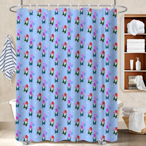 Rideau de douche 180x180 tissu respirant bâche polyester douche pour une touche de gaieté et de couleur
