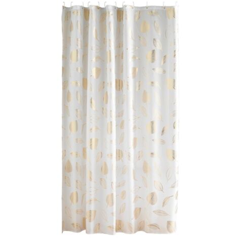 Rideau de douche 180x200 JOYA avec 12 anneaux