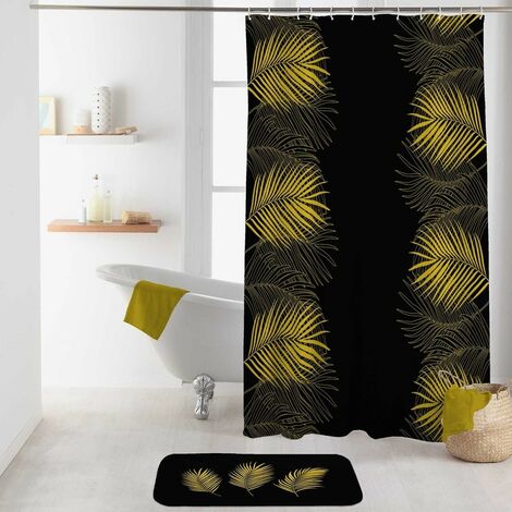 Rideau de douche 180x200 Orbella noir