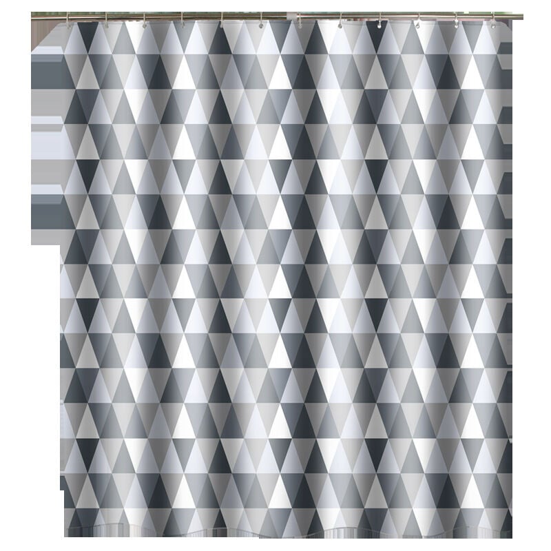 Csparkv - Rideau de douche 200 x 220 cm (200 x 220 cm de largeur, 220 cm de hauteur), tissu polyester imperméable anti-bactérien, anti-moisissure,
