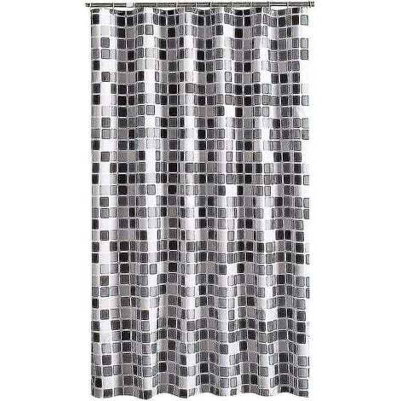 Rideau de Douche 200x220 – Rideaux de Douche en Tissu Polyester Épais Lavable en Machine avec Anti Moisissure et Imperméable