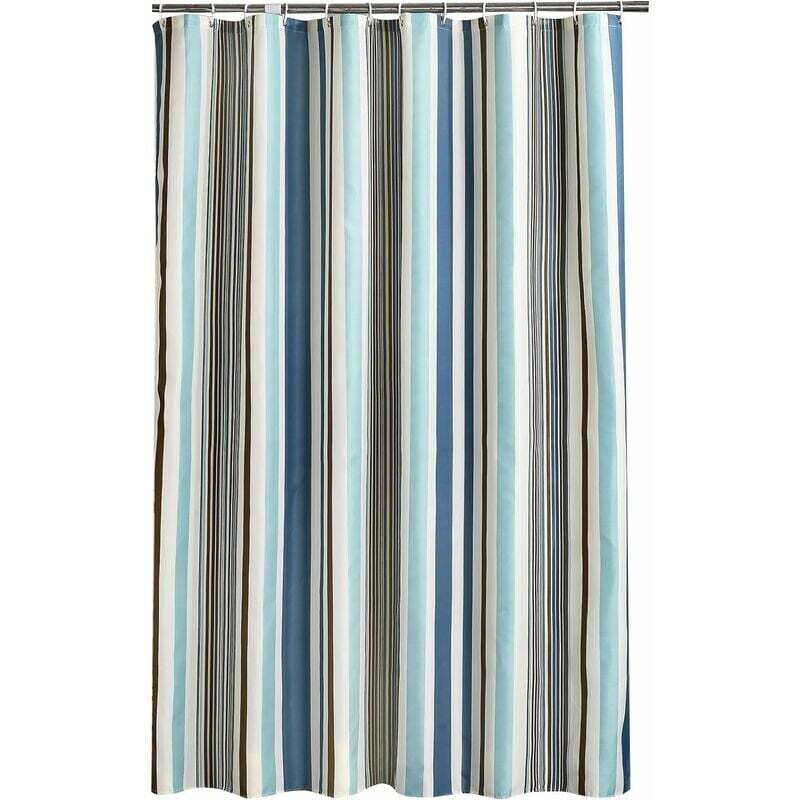 Rideau de douche 200x240 cm (LxH), Rideaux de douche anti-moisissures Doublure en tissu dPolyester doux Rideaux de bain Rideau Beau modèle pour wc de