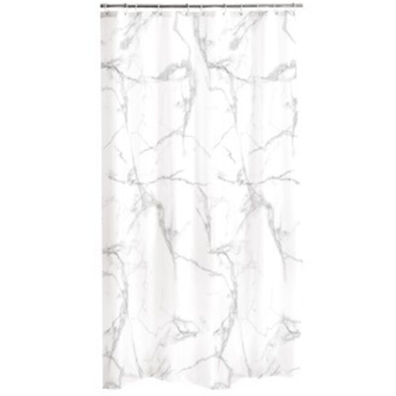 Rideau de douche marbre, 180 x 200 cm