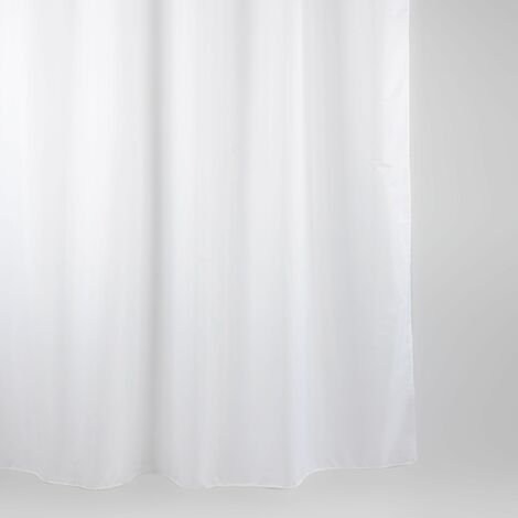 Rideau de douche ALBIN blanc 240 x 200 cm - Blanc