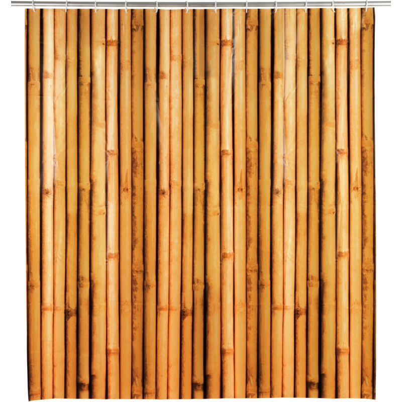 Wenko - Rideau de douche babusa, 180 x 200 cm, plastique