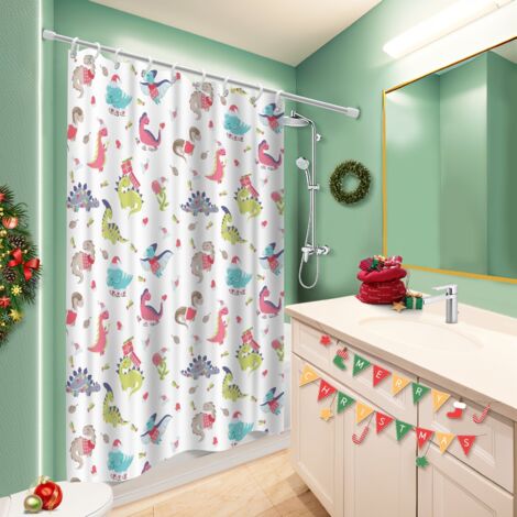 Rideau de douche en polyester 180x180 léger séparation douche pour nouvelle déco pour la rentrée