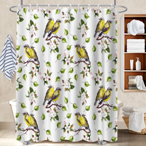 Rideau de douche en polyester 180x180 tissu respirant protection douche pour adapté aux animaux domestiques