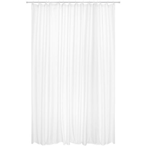 Rideau de douche en polyester imperméable et anti-moisissure, spécial salle de bain et toilettes, style rideau 180x200