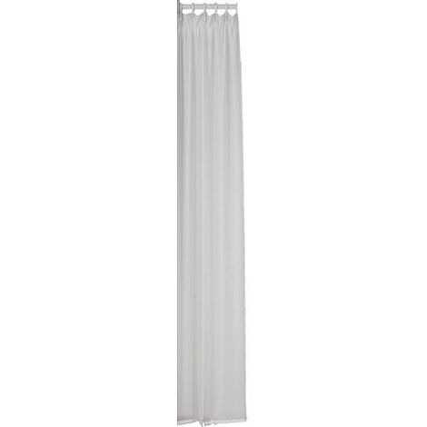 Rideau de douche Hewi Décor 80, 2400x2000mm 16 oeillets, blanc uni