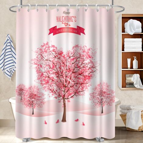 Rideau de douche imperméable en polyester 180x180 design housse de baignoire pour solution pour angle difficile